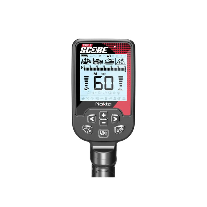 Nokta - Triple Score Pro Metalldetektor - Multifrekvens, IP86, 2 Søkehoder og Bluetooth