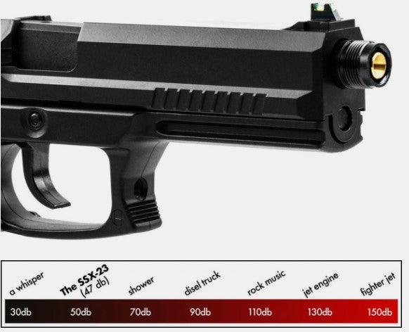 Novritsch - SSX23 Gassdrevet Softgun Pistol GNB - Svart - gameon.eu