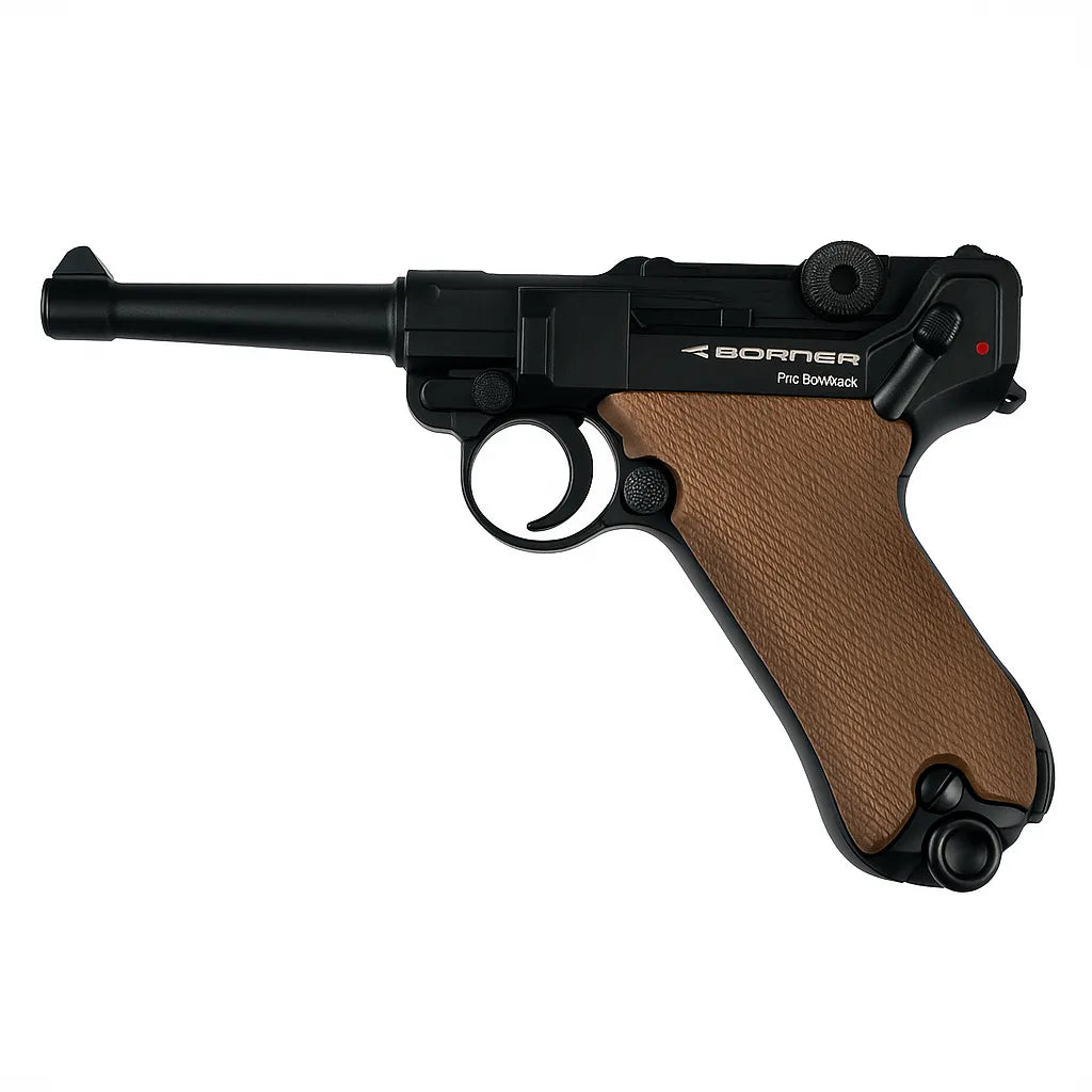 P08 - CO2 Drevet Luftpistol med Blowback - 4.5mm BB - Game-On.no