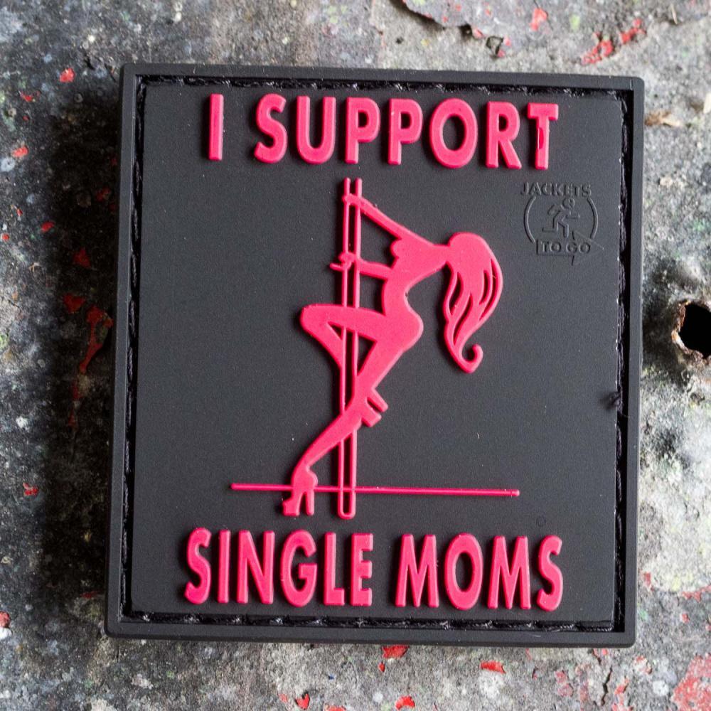 Patch - I Support Single Moms Rubber - Blackmedic - gameon.eu