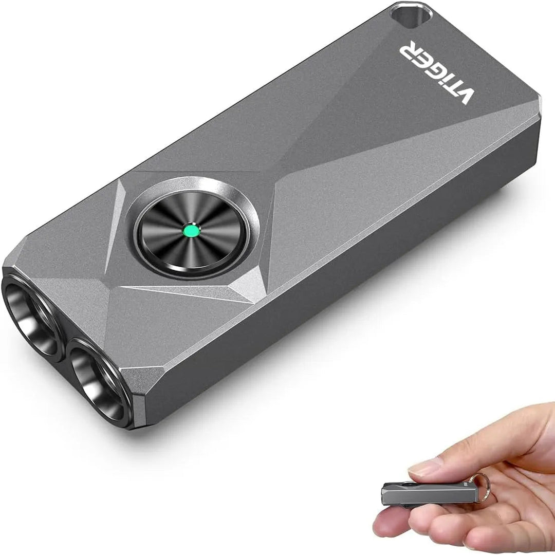 Siriustac VTiger K1 - Oppladbar Mini Lommelykt - 800 Lumen - Game-On.no