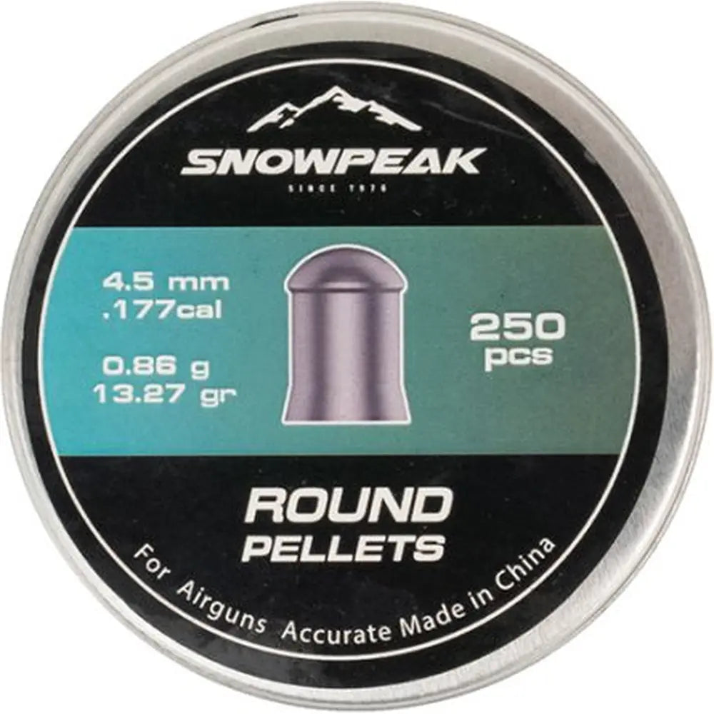 Snowpeak - Max Heavy Round Pellets - 13.27gr / 0.86g - 500stk