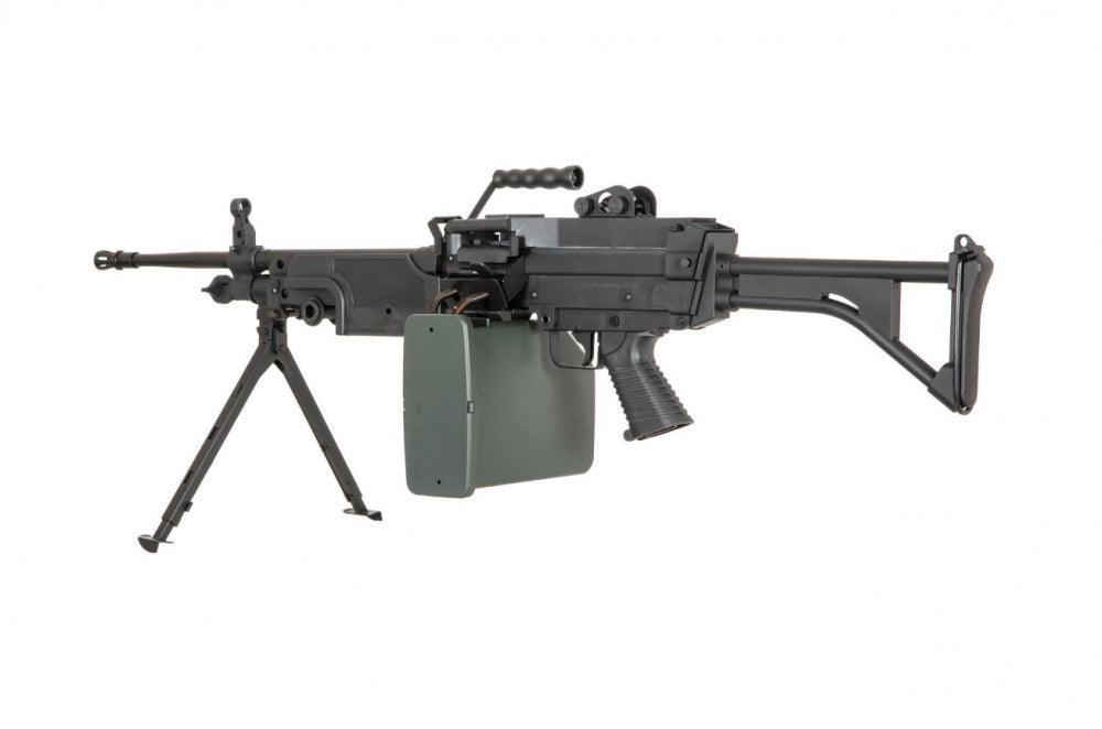 Specna Arms - M249 MK1 Core Elektrisk Maskingevær - Svart - gameon.eu