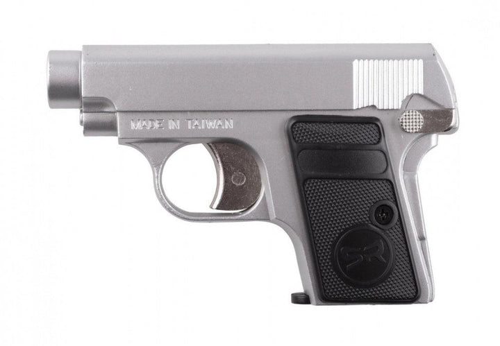 SRC - GGH0401 Pocket Gun Gassdrevet Softgunpistol - Sølv - gameon.eu