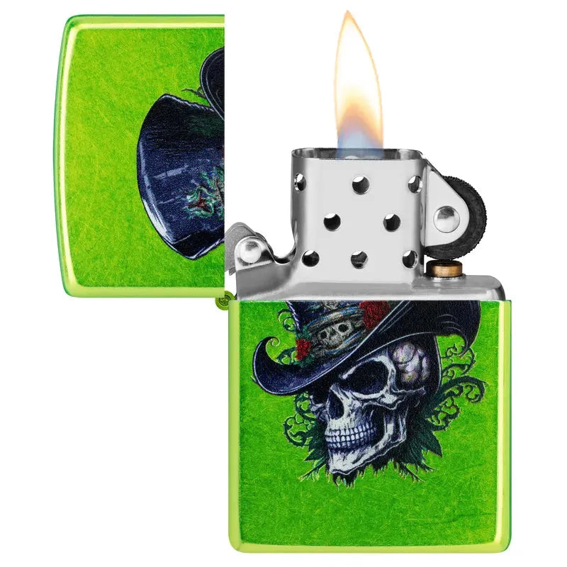 Steampunk Skeleton Motiv - Lighter - Game-On.no
