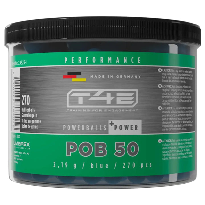 T4E Performance POB Gummikuler - 0.50CAL - Game-On.no