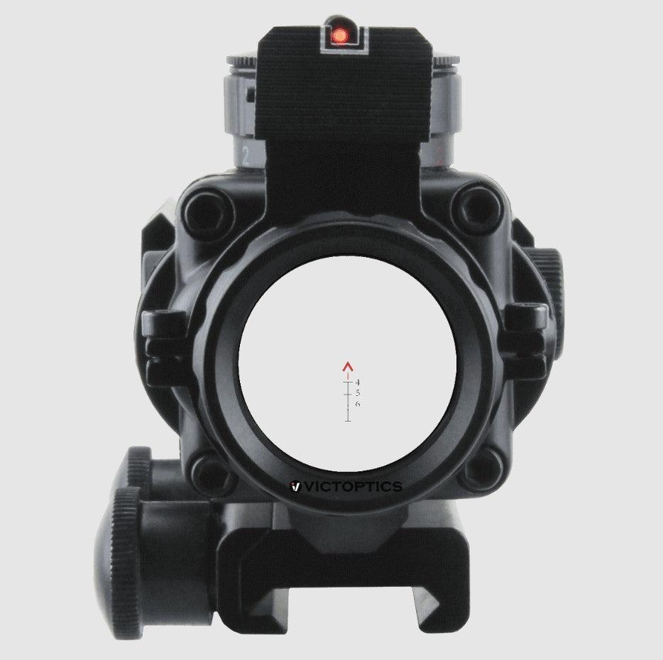 Vector Optics - C1 ACOG Sikte - 4x32mm Rødpunkt med 21mm Feste - gameon.eu