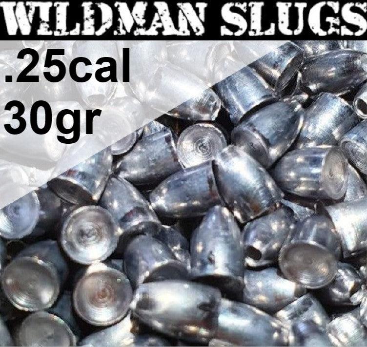 Wildman Flat Base Slugs til Luftvåpen 6.35mm(.257) - 30gr 100stk - gameon.eu