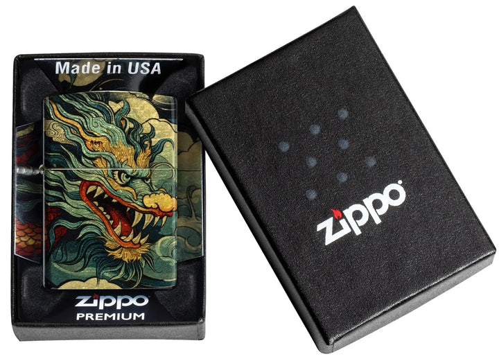 Zippo Lighter - 540 Dragon Fusion Design - Game-On.no
