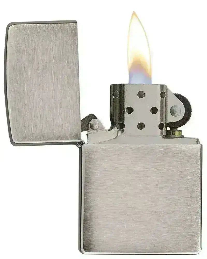 Zippo Lighter - Armor Børstet Krom - Game-On.no