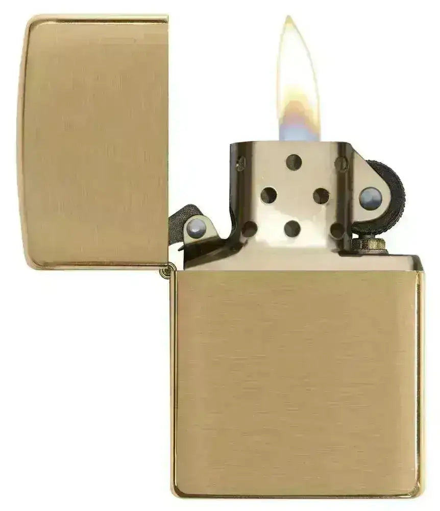 Zippo Lighter - Armor Børstet Messing - Game-On.no