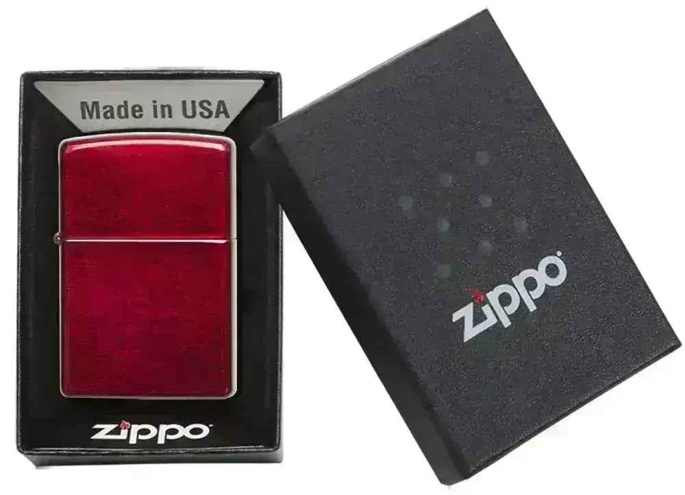 Zippo Lighter - Classic Candy Apple Red - Game-On.no