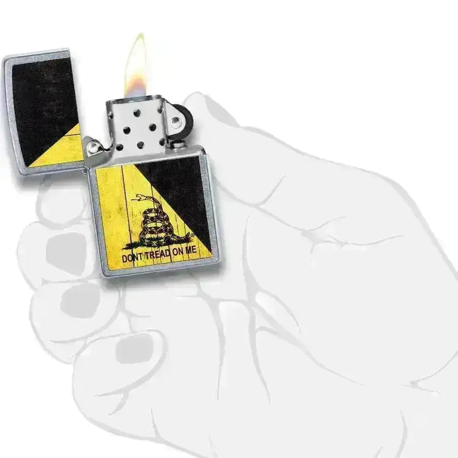 Zippo Lighter - Dont Tread on Me® - Game-On.no