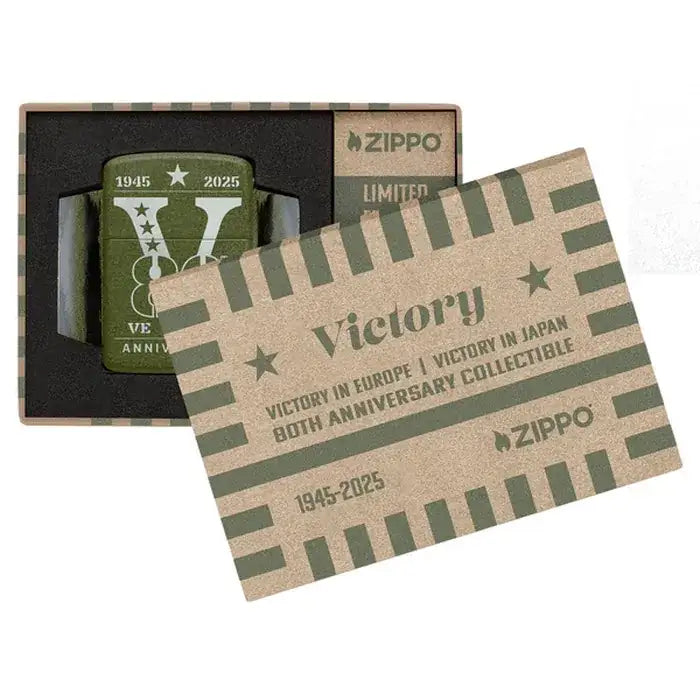 Zippo - Victory VE/VJ 80th Anniversary - Collectible Limited Edition Lighter - Game-On.no